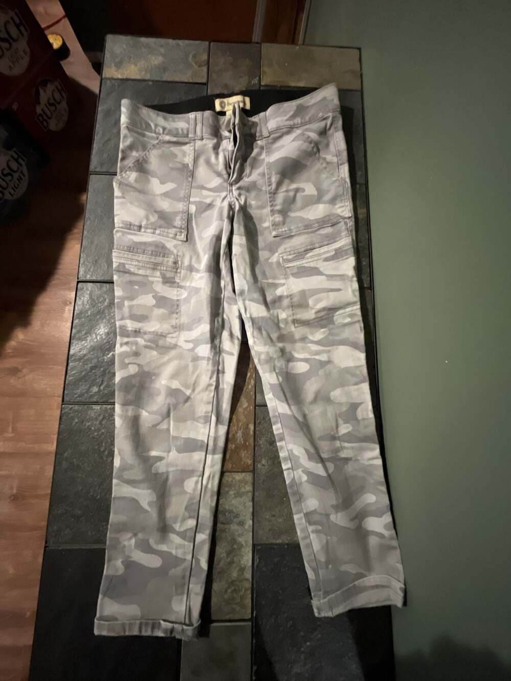 Women's Gray Camo Utility Pants